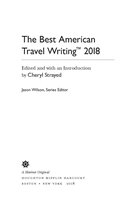 The Best American Series - The Best American Travel Writing 2018