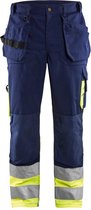 Blaklader Werkbroek High Vis 1529-1370 - Marine/High Vis Geel - C148