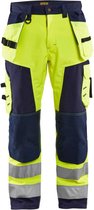 Blaklader Werkbroek softshell High Vis 1567-2517 - High Vis Geel/Marineblauw - C44