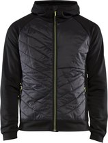 Blaklader Hybride sweater 3463-2526 - Zwart/High Vis Geel - XXXL