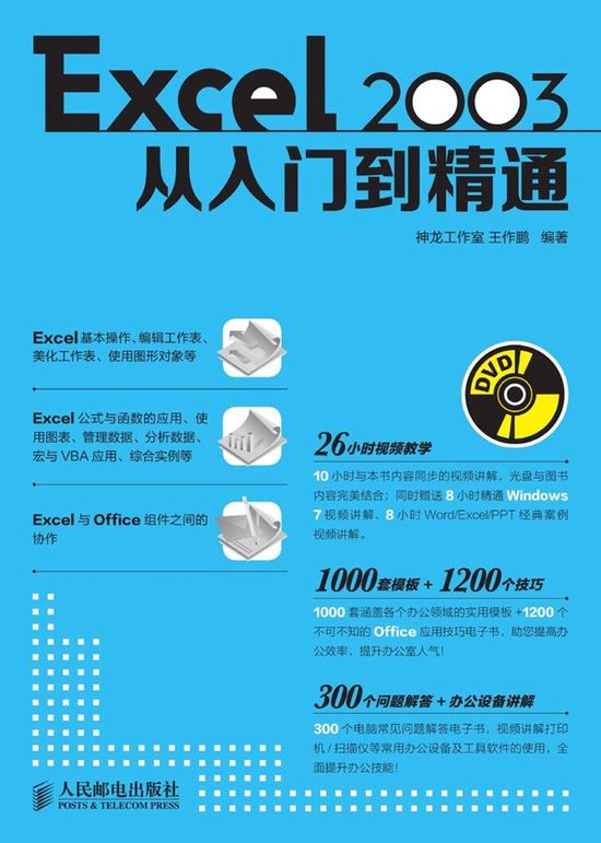 Excel 2003从入门到精通 (ebook), 神龙工作室 | 9787115301406 | Boeken | bol.com
