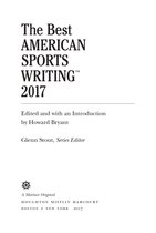 Best American - The Best American Sports Writing 2017