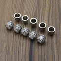 10 Stuks Viking Baard Kralen, Antieke Noorse Vikings Runen Haar Baard Kralen Haar Vlechten Kralen, Haar Buis Kralen Sieraden Kralen Viking Dreadlock Kralen Kits