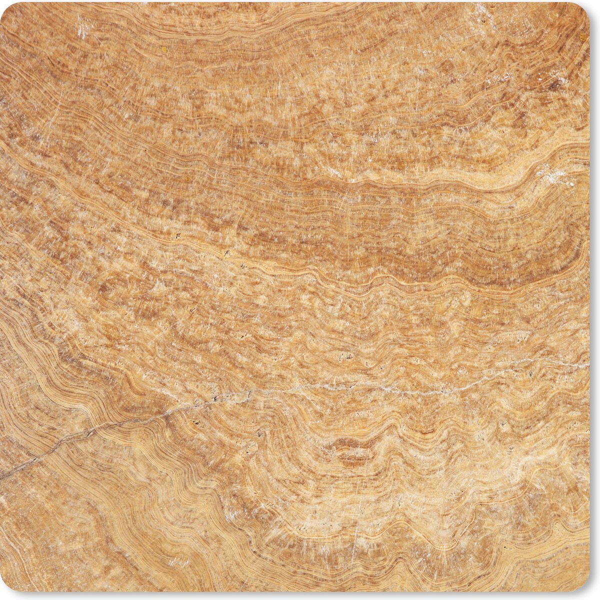 Muismat 30x30 cm - Mousepad Marmer - Bruin - Patronen - Muismatten