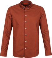 Suitable - Overhemd BD Oxford Rood - XL - Heren - Slim-fit