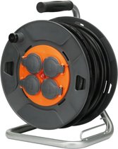 ZENITECH Bouwplaatshaspel IP44 - 4 stopcontacten 16A - 3G1,5mm² - 40 m