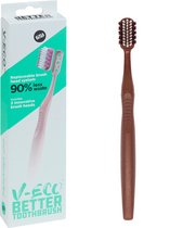 Better Toothbrush V-ECO - duurzame tandenborstel - roségoud - 2 borstelkopjes