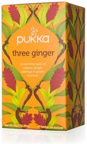 3x Pukka Thee Three Ginger 20 stuks