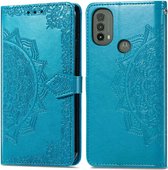 iMoshion Mandala Booktype Motorola Moto E30 / E40 hoesje - Turquoise