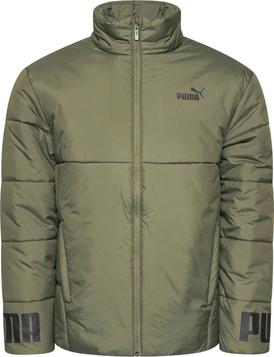 Puma Essentials Padded Jacket 587689-44, Mannen, Groen, Jasje, maat: L