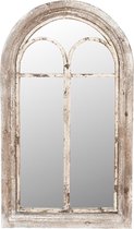 Spiegel 55x95 cm Grijs Hout Rechthoek Grote Spiegel