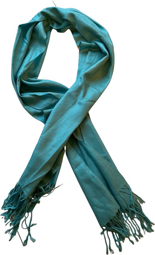 Premium kwaliteit dames sjaal / Wintersjaal / lange sjaal - Turqoise