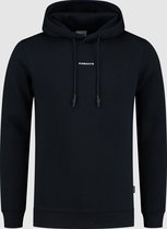 Purewhite -  Heren Slim Fit   Hoodie  - Blauw - Maat L