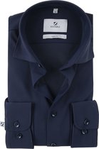 Suitable - Prestige Overhemd Donkerblauw - 43 - Heren - Slim-fit