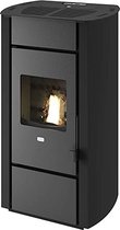Brandpunt pelletkachel Stella 11,5 kw  zwart