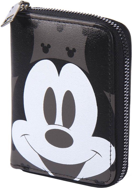 Koe Speeltoestellen afstuderen Disney Portemonnee Mickey Mouse 12 Cm Polyurethaan Zwart | bol.com