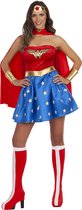 FUNIDELIA Sexy Wonder Woman kostuum voor vrouwen - Maat: M - Rood