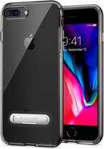 Spigen Crystal Hybrid iPhone 7 Plus 8 Plus hoesje - Gun Metal Case - Grijs