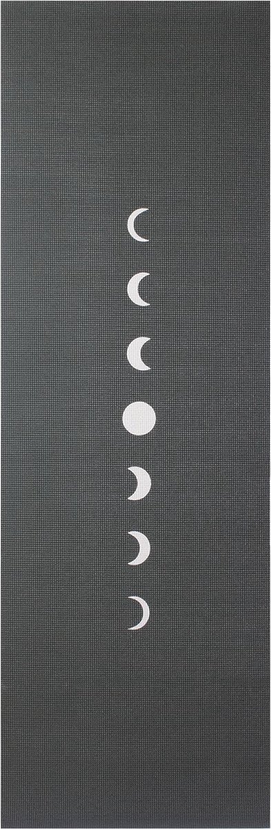 Yogamat sticky extra dik moon antraciet - Lotus - 6 mm