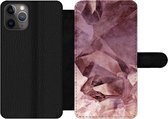 Bookcase Geschikt voor iPhone 11 Pro Max telefoonhoesje - Kristallen - Natuurstenen - Edelstenen en mineralen - Met vakjes - Wallet case met magneetsluiting