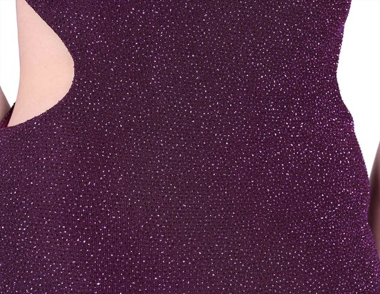 Robe violette à paillettes - John Zack / M
