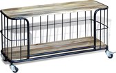 vidaXL Tv-meubel100x40x45 cm massief mangohout