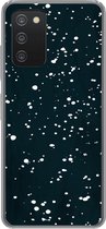 Geschikt voor Samsung Galaxy A33 5G hoesje - Stippen - Zwart - Wit - Siliconen Telefoonhoesje