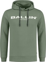 Ballin Amsterdam -  Heren Slim Fit  Original Hoodie  - Groen - Maat XXL