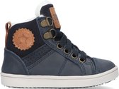 Ton & Ton Arvid Hoge sneakers - Leren Sneaker - Jongens - Blauw - Maat 21