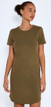 Noisy may Broek Nmsimma S/s Dress S* 27011694 Burnt Olive Dames Maat - S