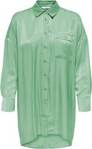 Only Blouse Onlliva Ls Long Shirt Wvn 15251032 Creme De Menthe Dames Maat - S