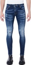 My Brand Black Blue Spots Denim Jeans - 28