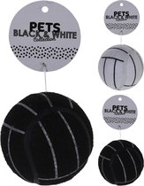 Pets Black and White Collection Honden Speelgoed-Bal 7.5 cm Assorti