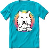 Saitama T-Shirt | Wolfpack Crypto ethereum Heren / Dames | bitcoin munt cadeau - Blauw - L