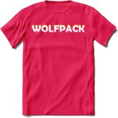Saitama T-Shirt | Wolfpack Crypto ethereum Heren / Dames | bitcoin munt cadeau - Roze - S