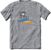 Fishing Equipment - Vissen T-Shirt | Grappig Verjaardag Vis Hobby Cadeau Shirt | Dames - Heren - Unisex | Tshirt Hengelsport Kleding Kado - Donker Grijs - Gemaleerd - XL