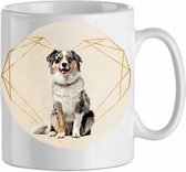 Mok Australian shepherd 5.5| Hond| Hondenliefhebber | Cadeau| Cadeau voor hem| cadeau voor haar | Beker 31 CL