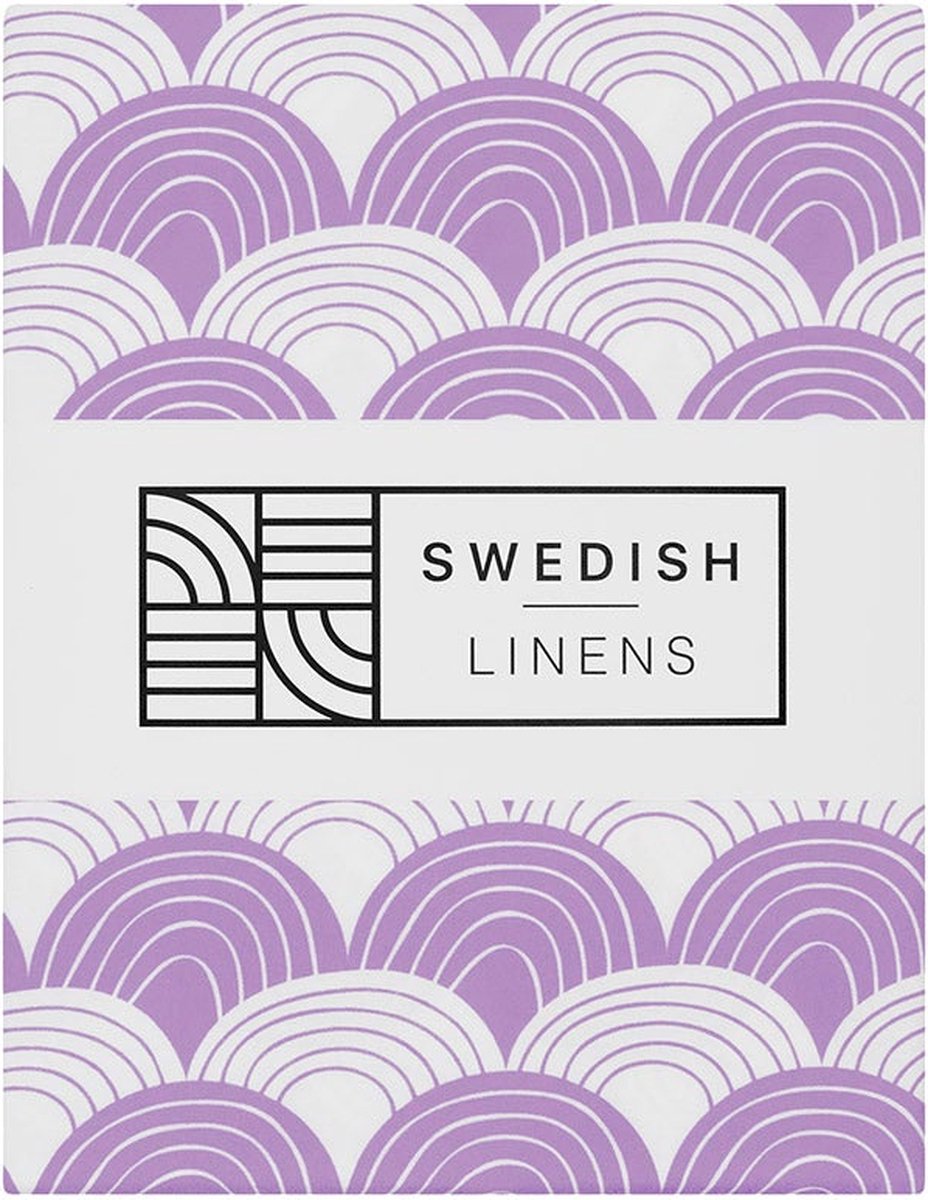 Swedish Linens - Kussensloop Rainbows (60x70 cm) - Kussensloop - Lilach