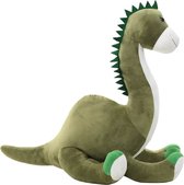 vidaXL Knuffel dinosaurus brontosaurus pluche groen