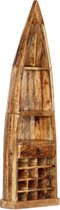 vidaXL Wijnrek 50x40x180 cm massief mangohout