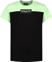 Ballin Amsterdam -  Jongens Slim Fit   T-shirt  - Groen - Maat 152