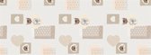 Tafelzeil Cats -  450 x 140 - Beige tafelkleed - Beschikbaar in verschillende maten - Geleverd in een koker