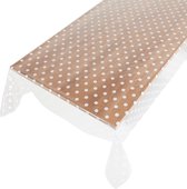 Transparent Tafelzeil Twilight -  140 x 200 cm - Transparant tafellaken - Tafelkleed plastic - Voor buiten en binnen - Verschillende maten - Geleverd in een koker