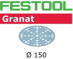 Festool Granat Serie - Schuurpapier Schijf - 150mm - P80 Korrel - MULTI-JETSTREAM 2