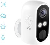 Veiligheidscamera - Bewakingscamera - Camera - Voor Binnen En Buiten - Camerabeveiliging - Eenvoudige Werking - Compact Formaat - Wit