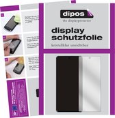 dipos I 2x Beschermfolie helder compatibel met Vivo X60 Pro Plus Folie screen-protector (expres kleiner dan het glas omdat het gebogen is)