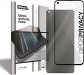 dipos I Blickschutzfolie klar kompatibel mit Realme 8i Sichtschutz-Folie Display-Schutzfolie Privacy-Filter (expres kleiner dan het glas omdat het gebogen is)