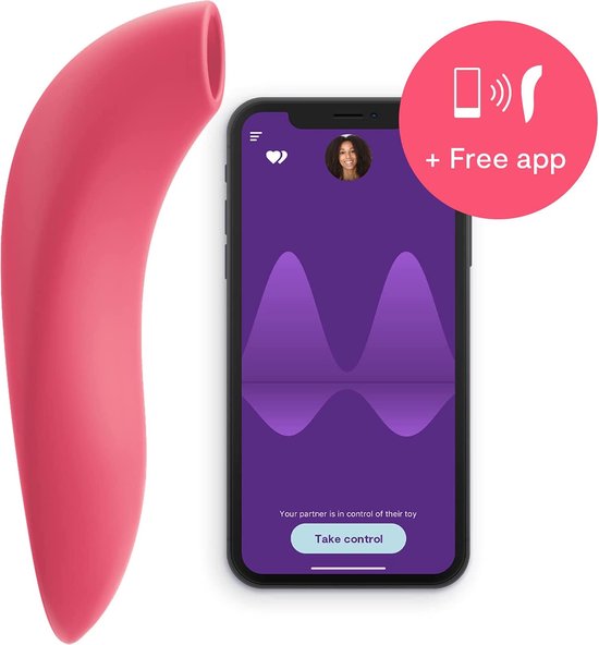We-Vibe – Melt Luchtdruk Clitoris Vibrator met App – 17 cm – Rood