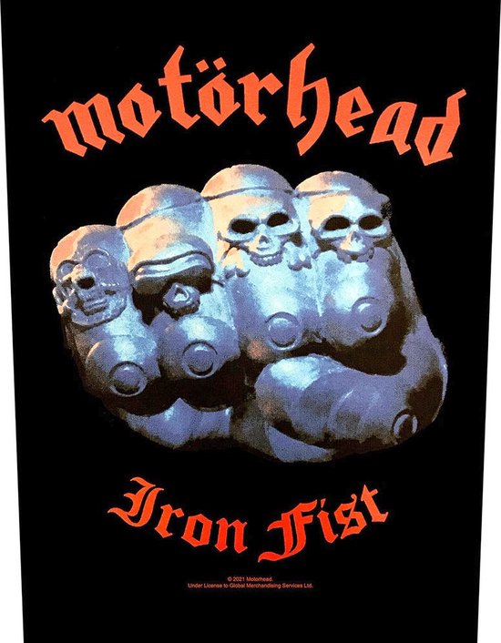 Motorhead Rug Motorhead - Iron Fist Rugpatch - Zwart | bol