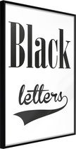 Black Lettering